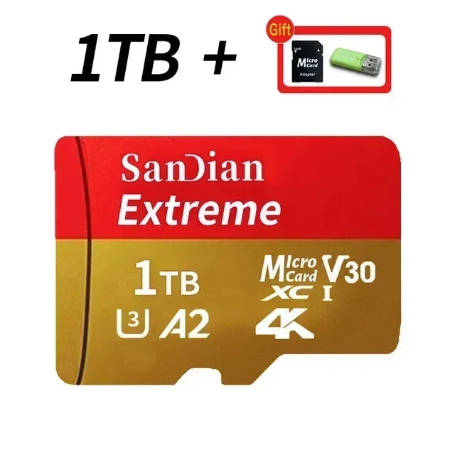 Class10 Original Memory Card TF Flash Card 256GB 512GB 1TB Large Capacity Sd Cards Mirco TF Cards for Pc/Camera/Phone/Drone