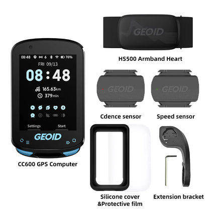 CC600 Color Screen Bike Computer Smart Navigation GPS Wireless Bicycle Speedometer WIFI ANT+ 11 Languages Cycling Odometer