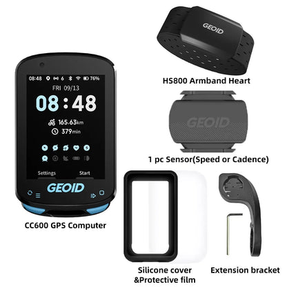 CC600 Color Screen Bike Computer Smart Navigation GPS Wireless Bicycle Speedometer WIFI ANT+ 11 Languages Cycling Odometer