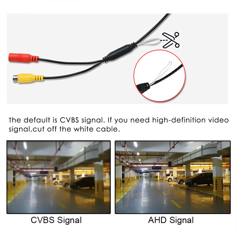 1080P AHD CAM Packing Assistance Night Vision Auto Parking Reverse Camera Adjustable Bracket Universal for  Car Accessories